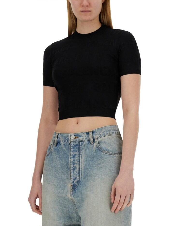 Balenciaga CROPPED SHIRT