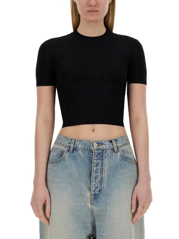 Balenciaga CROPPED SHIRT