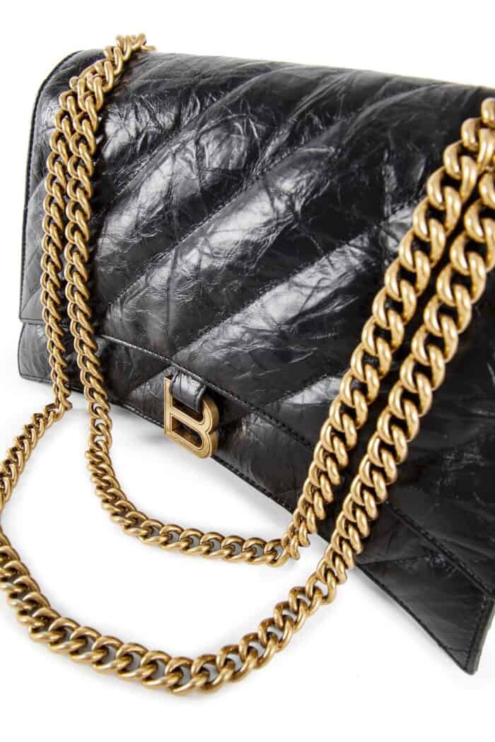 BALENCIAGA Crush Chain Medium Bag