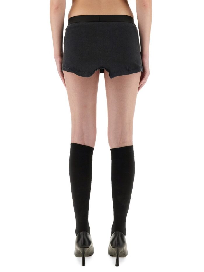 Balenciaga "CUT OFF" BOXER STYLE SKIRT