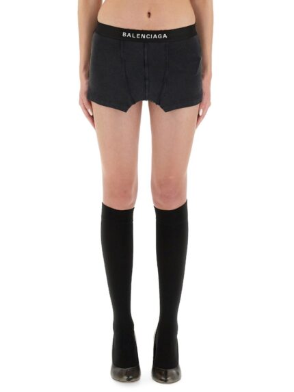 Balenciaga "CUT OFF" BOXER STYLE SKIRT