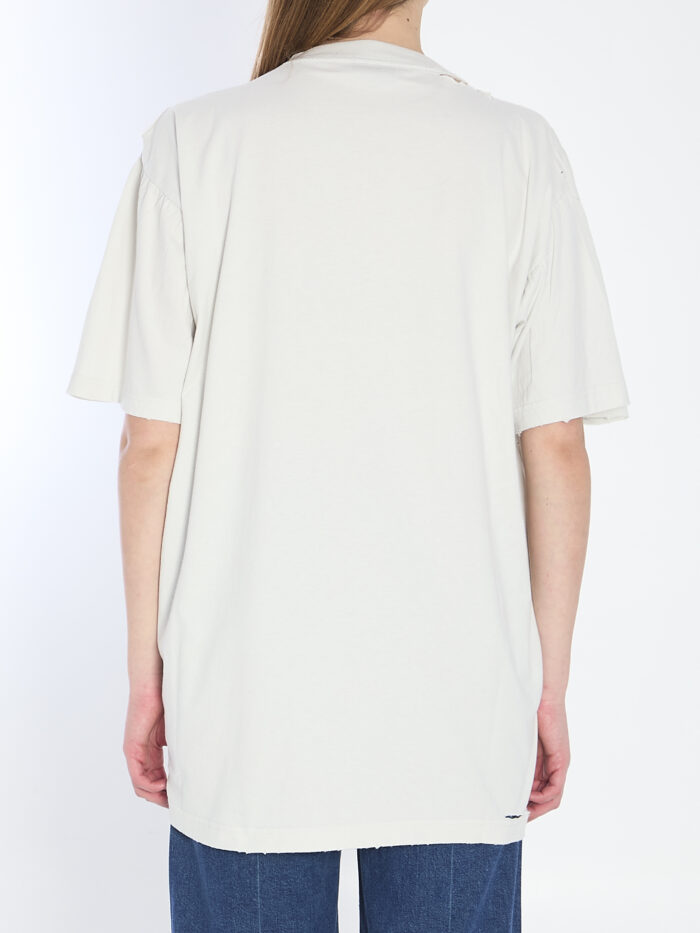 Balenciaga Distressed cotton shirt