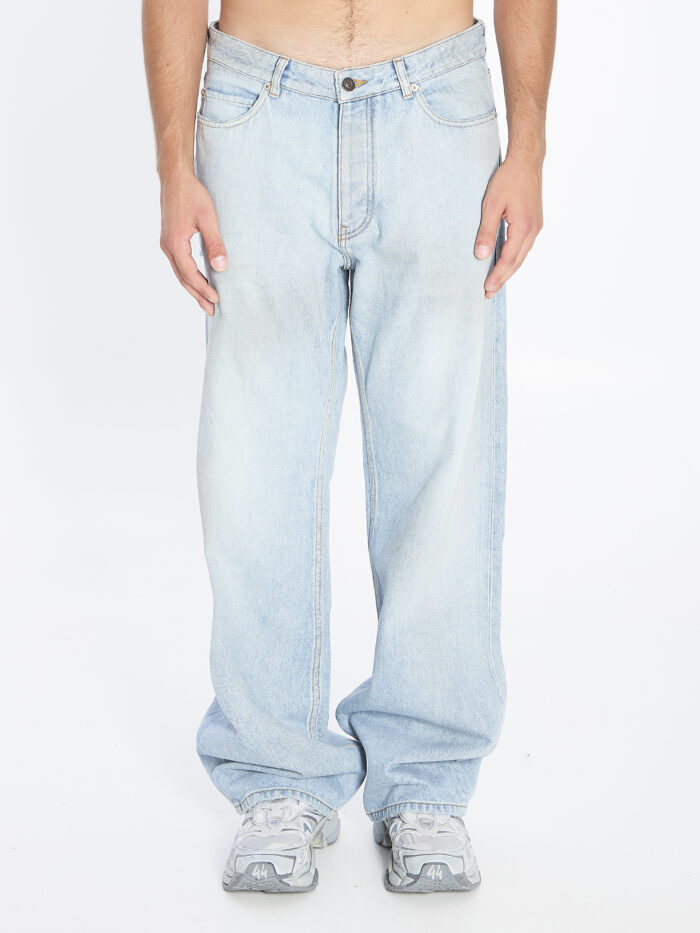 Balenciaga Distressed relaxed jeans