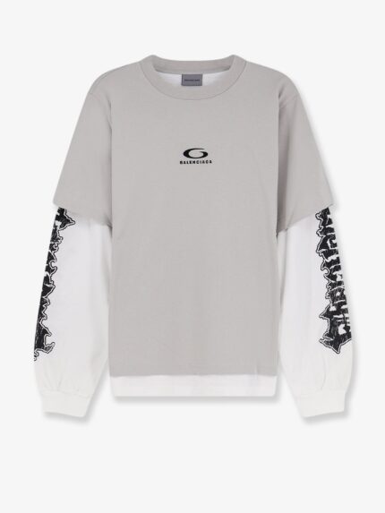 Balenciaga Double Hybrid Cotton T-Shirt
