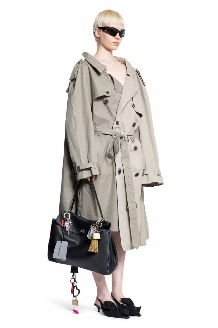 BALENCIAGA Double Sleeve Trench