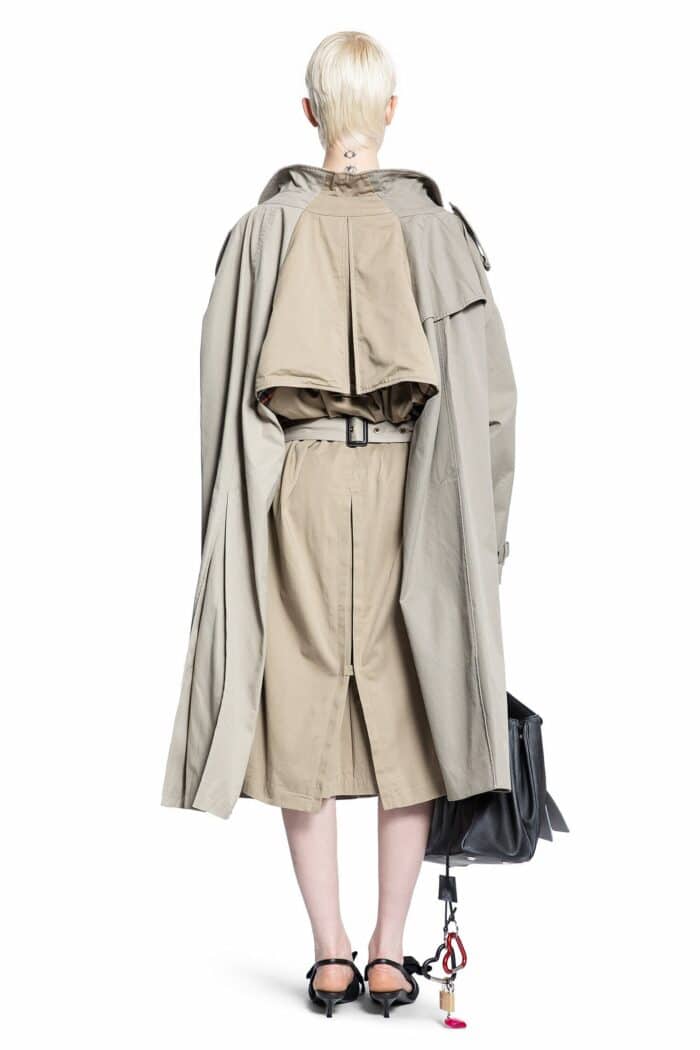 BALENCIAGA Double Sleeve Trench