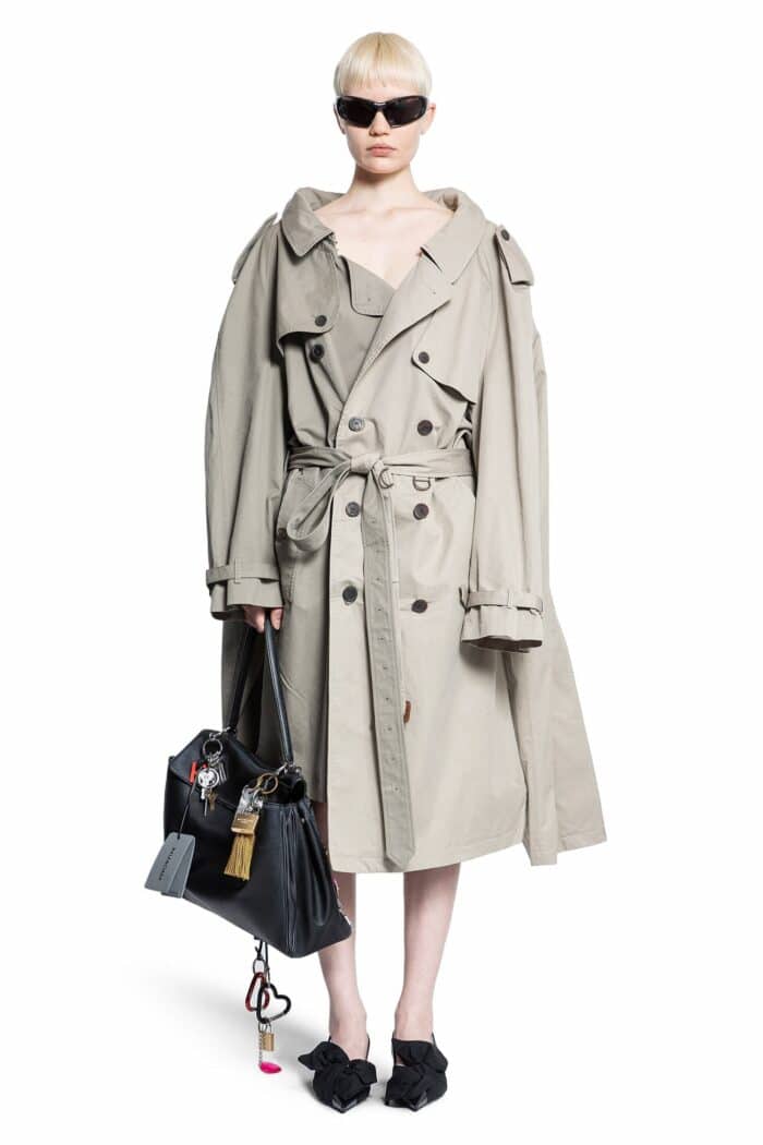 BALENCIAGA Double Sleeve Trench