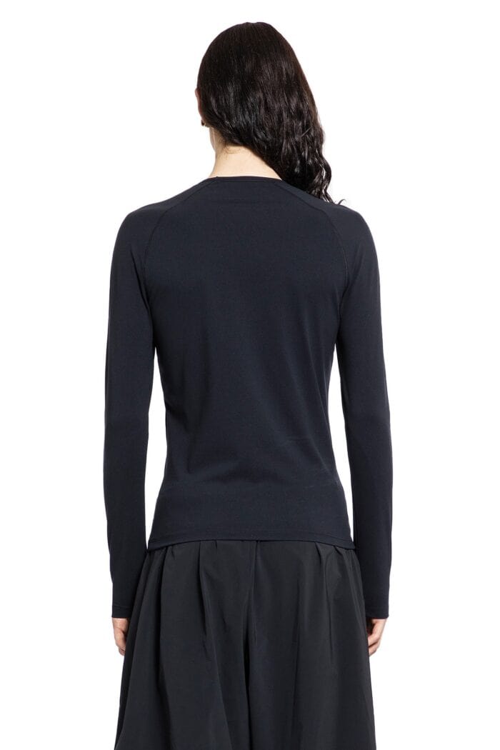 BALENCIAGA Fitted Long Sleeve Activewear Top