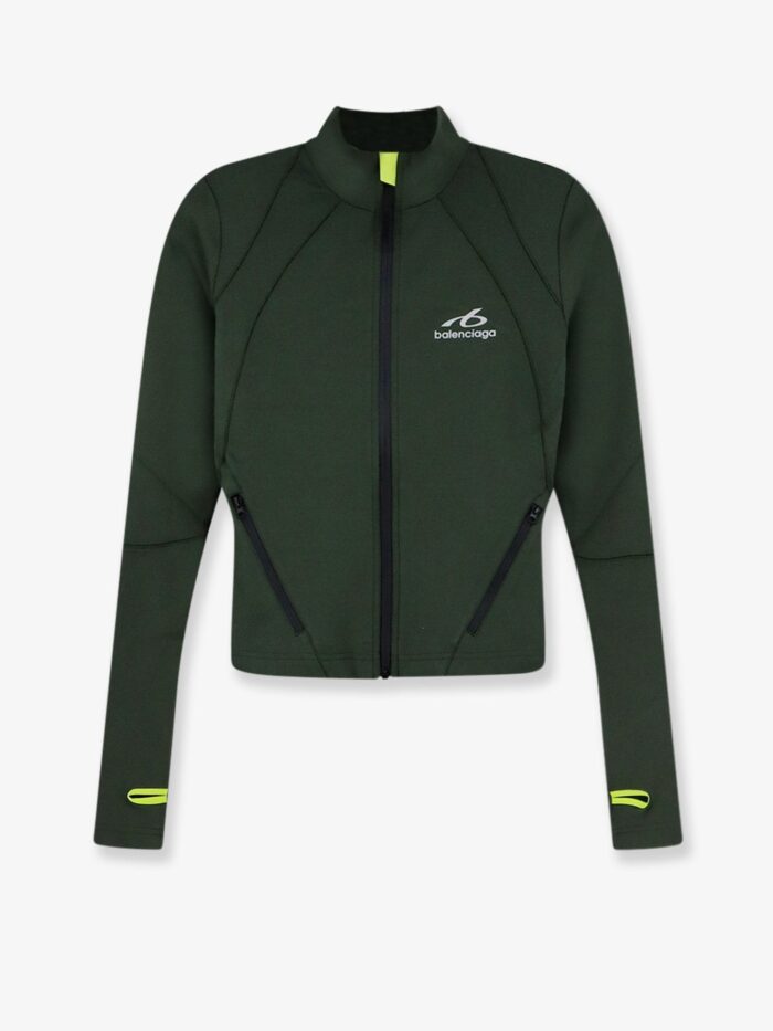balenciaga fitted zip up sweatshirt Balenciaga Fitted Zip-Up Sweatshirt