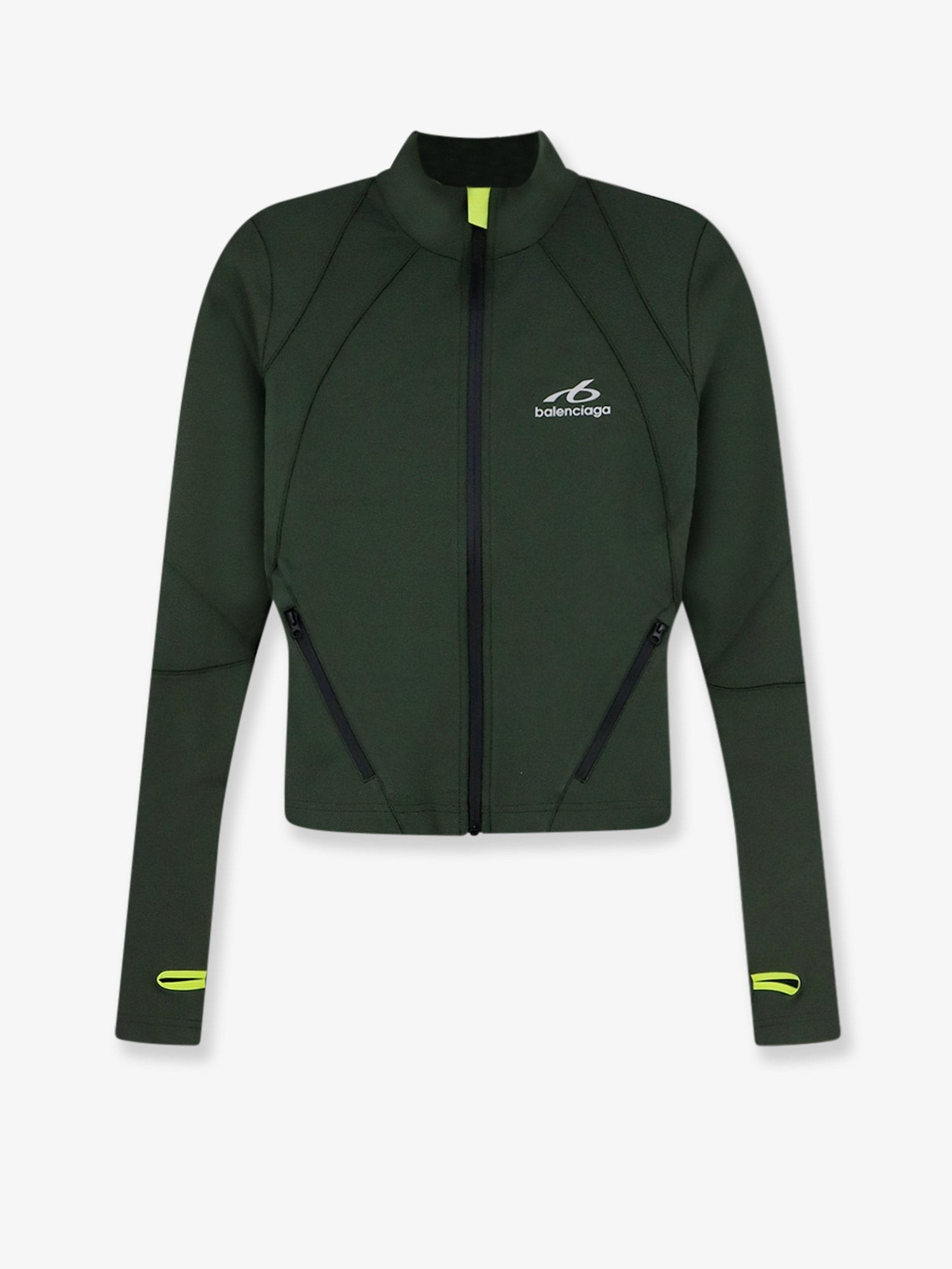 Balenciaga Fitted Zip-Up Sweatshirt