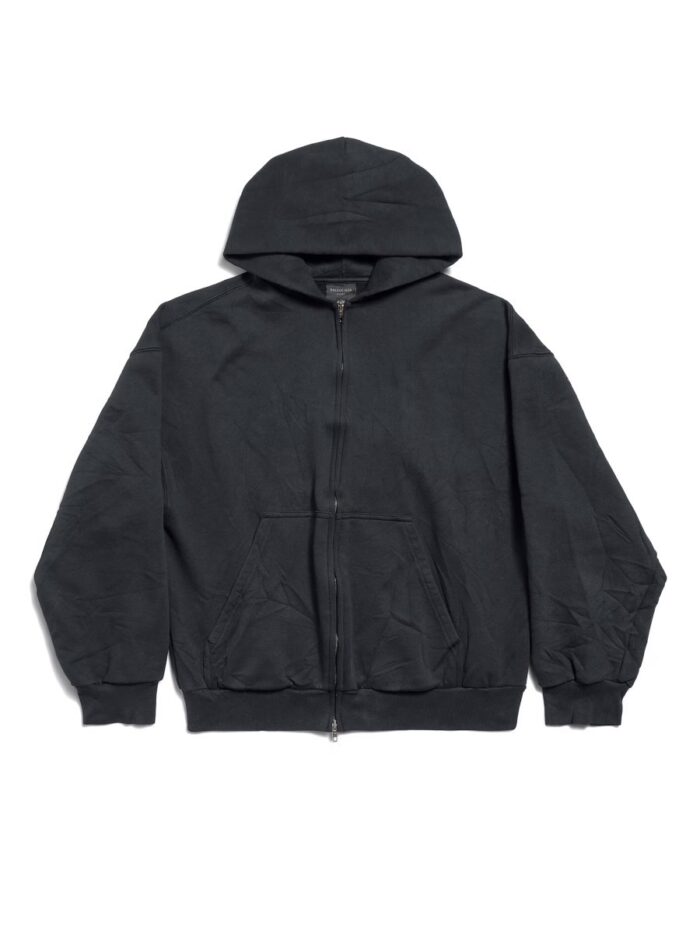 Balenciaga "FLIPPED" ZIPPERED SWEATSHIRT