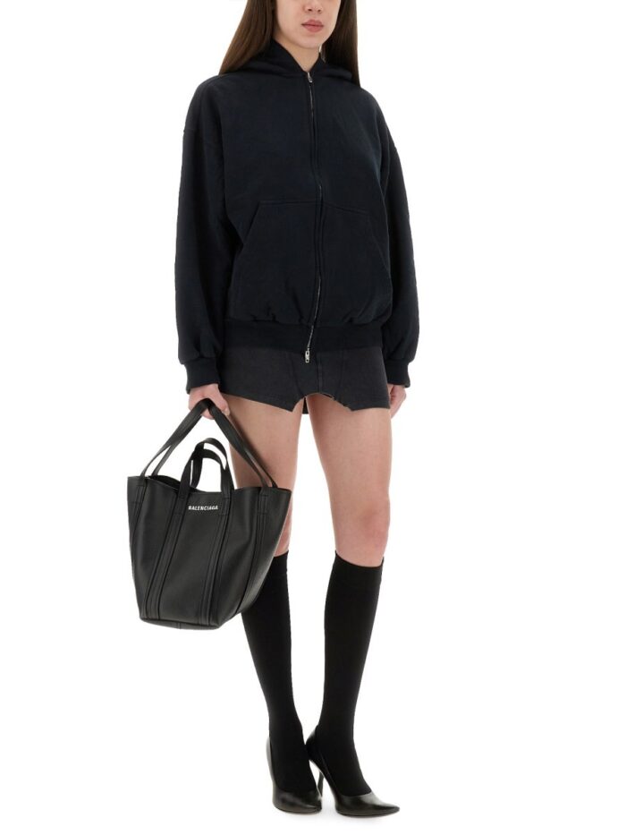 Balenciaga "FLIPPED" ZIPPERED SWEATSHIRT