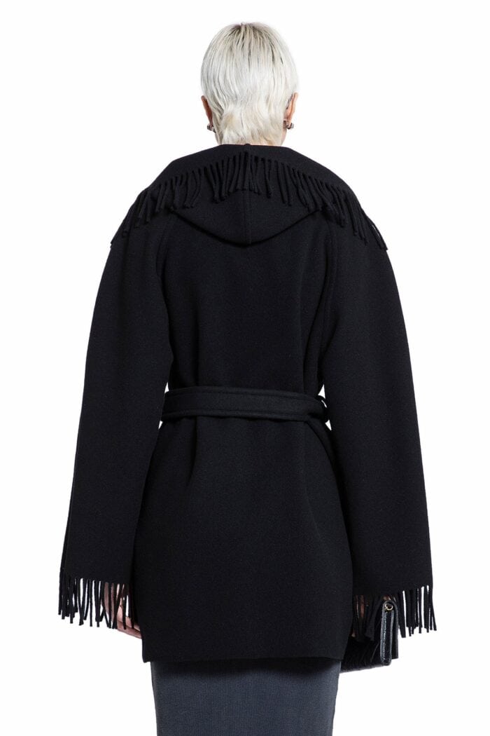 BALENCIAGA Fringed Wool Jacket