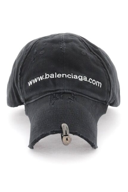 Balenciaga Front Piercing Bal.com Baseball Cap