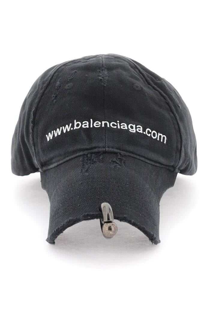 Balenciaga Front Piercing Bal.com Baseball Cap