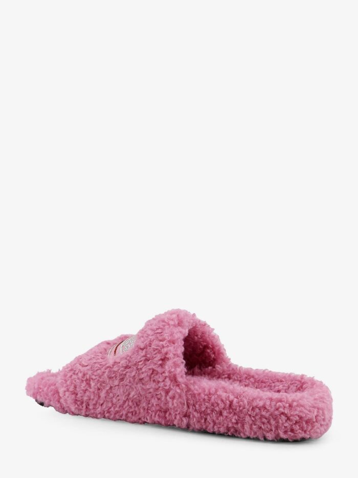 Balenciaga Furry Synthetic Fur Sandals
