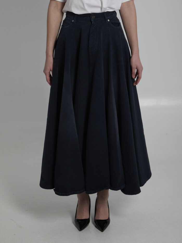 Balenciaga Godet maxi skirt