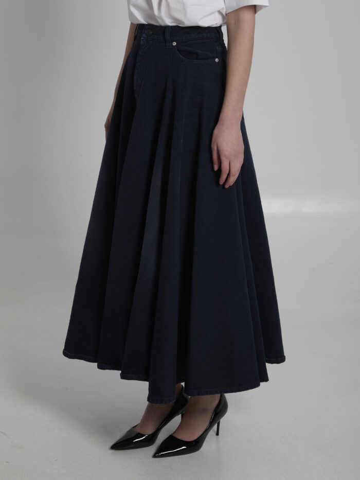 Balenciaga Godet maxi skirt