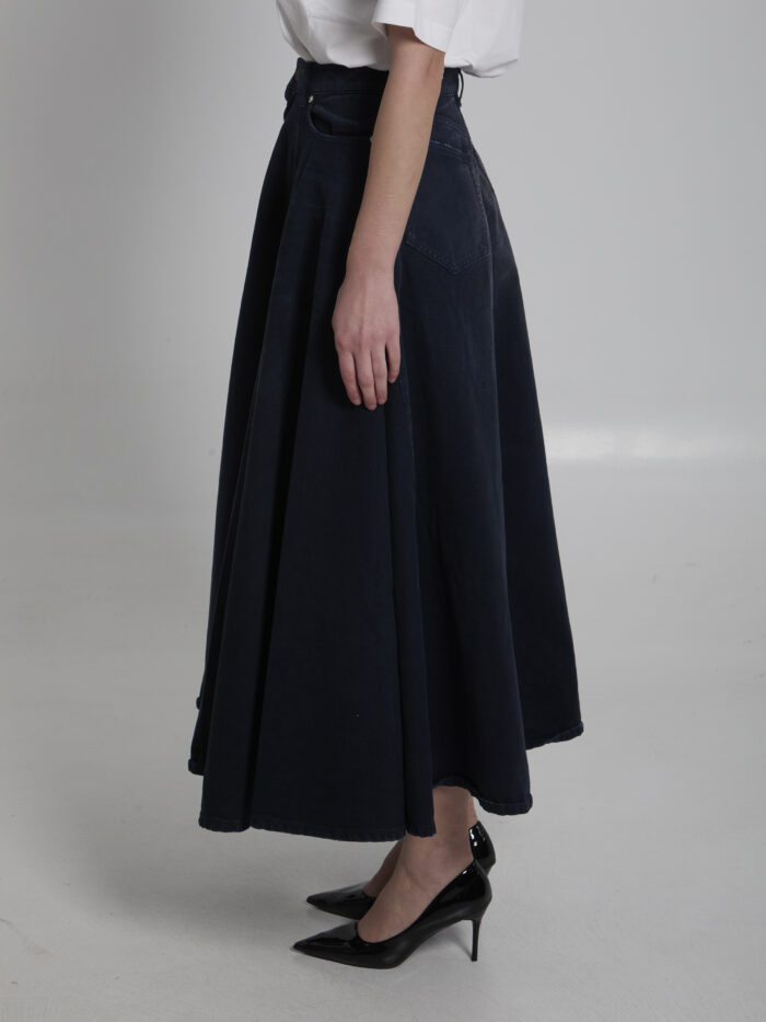 Balenciaga Godet maxi skirt