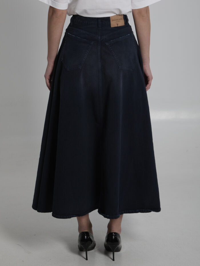 Balenciaga Godet maxi skirt
