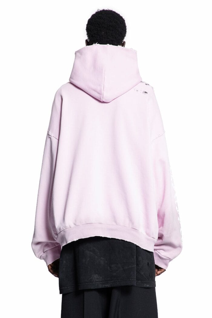 BALENCIAGA Gothic Logo Medium Fit Hoodie