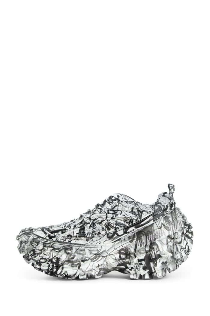 BALENCIAGA Graffiti Print Bouncer Sneakers