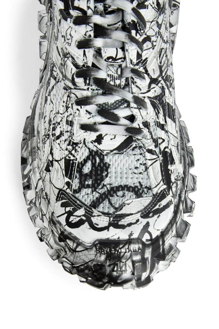 BALENCIAGA Graffiti Print Bouncer Sneakers