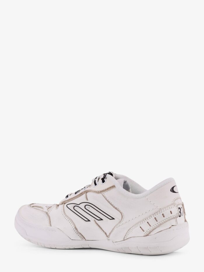 Balenciaga Hamptons Worn-Out Leather Low-top Sneakers