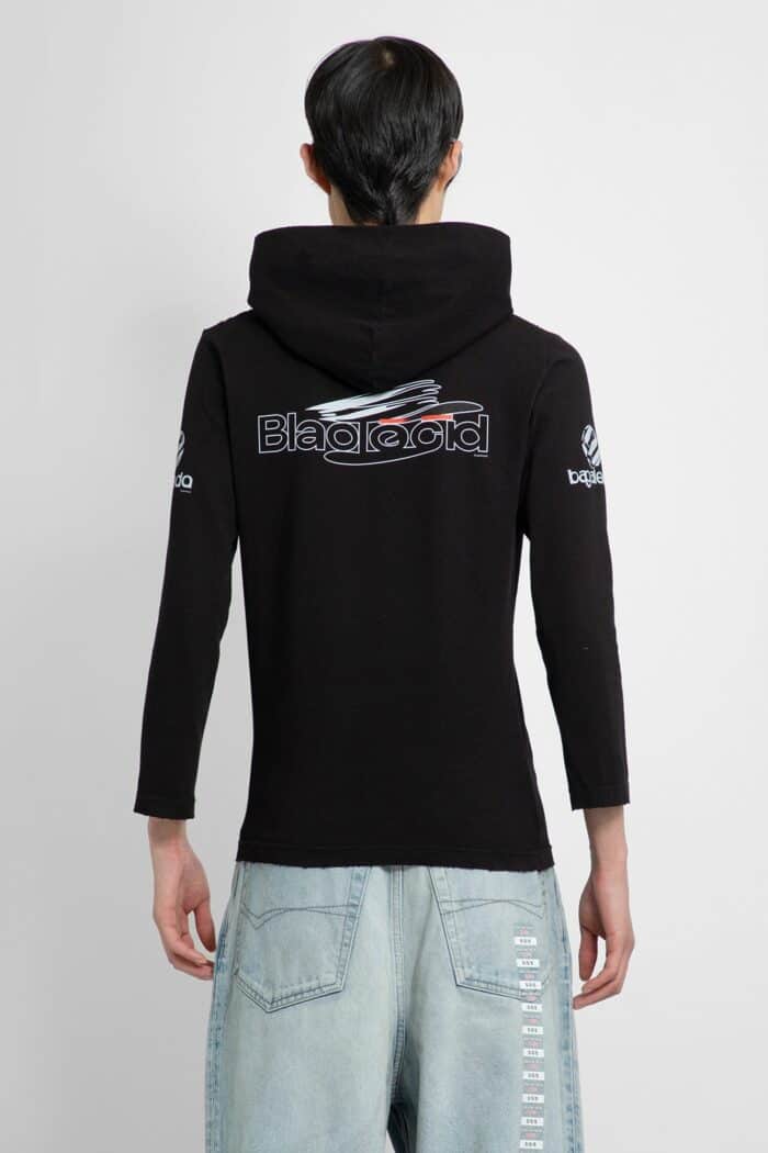 BALENCIAGA Hooded Long Sleeves T-shirt