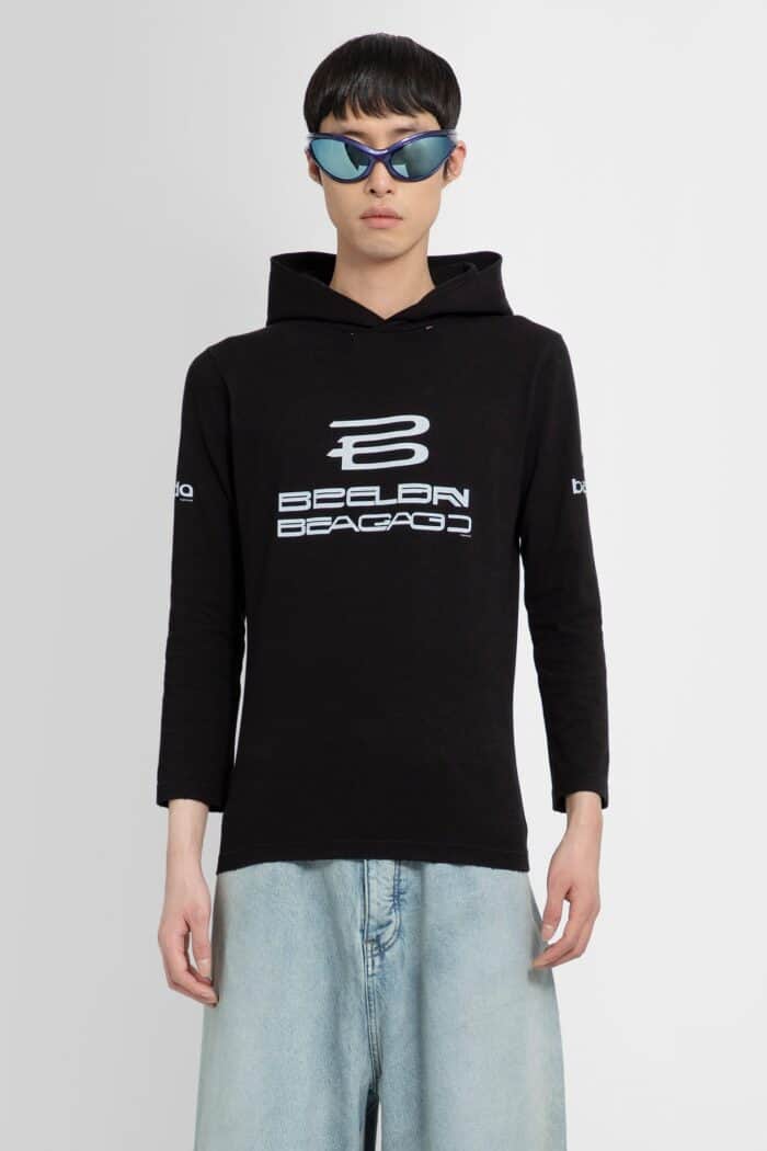 BALENCIAGA Hooded Long Sleeves T-shirt