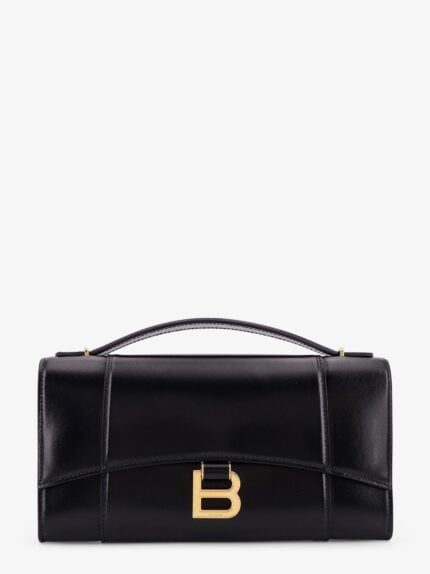 Balenciaga Horglss Poch Leather Handbag