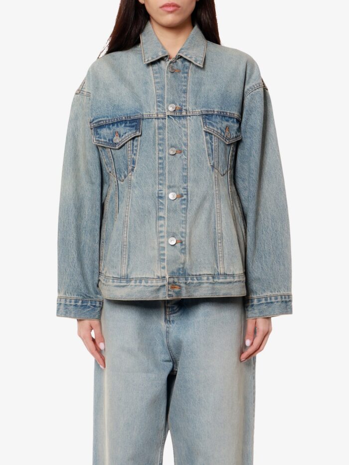 Balenciaga Hourglass Denim Jacket