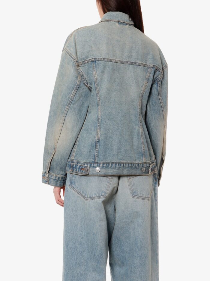 Balenciaga Hourglass Denim Jacket