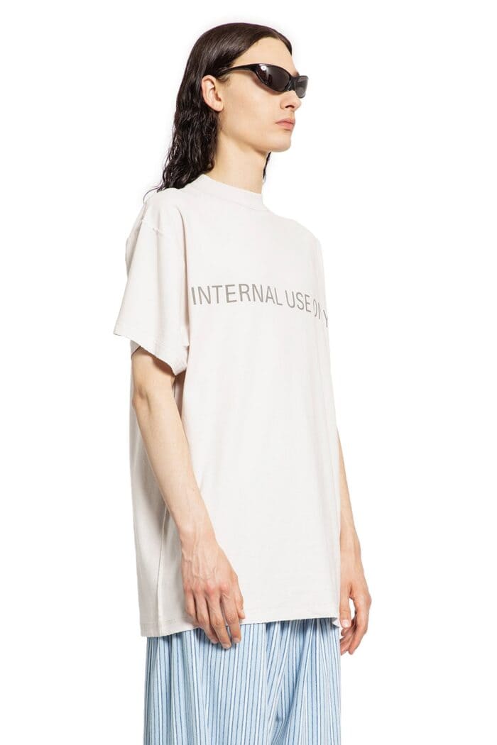 BALENCIAGA Internal Use Only Inside-out Oversized T-shirt