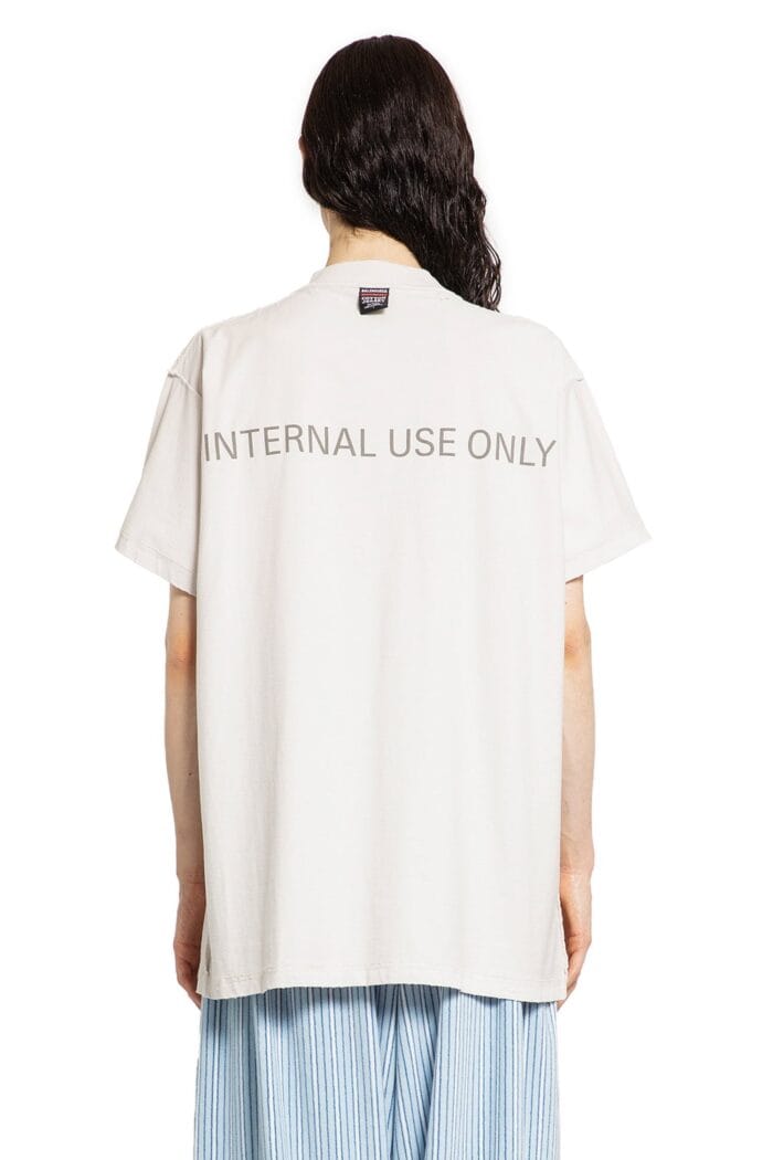 BALENCIAGA Internal Use Only Inside-out Oversized T-shirt