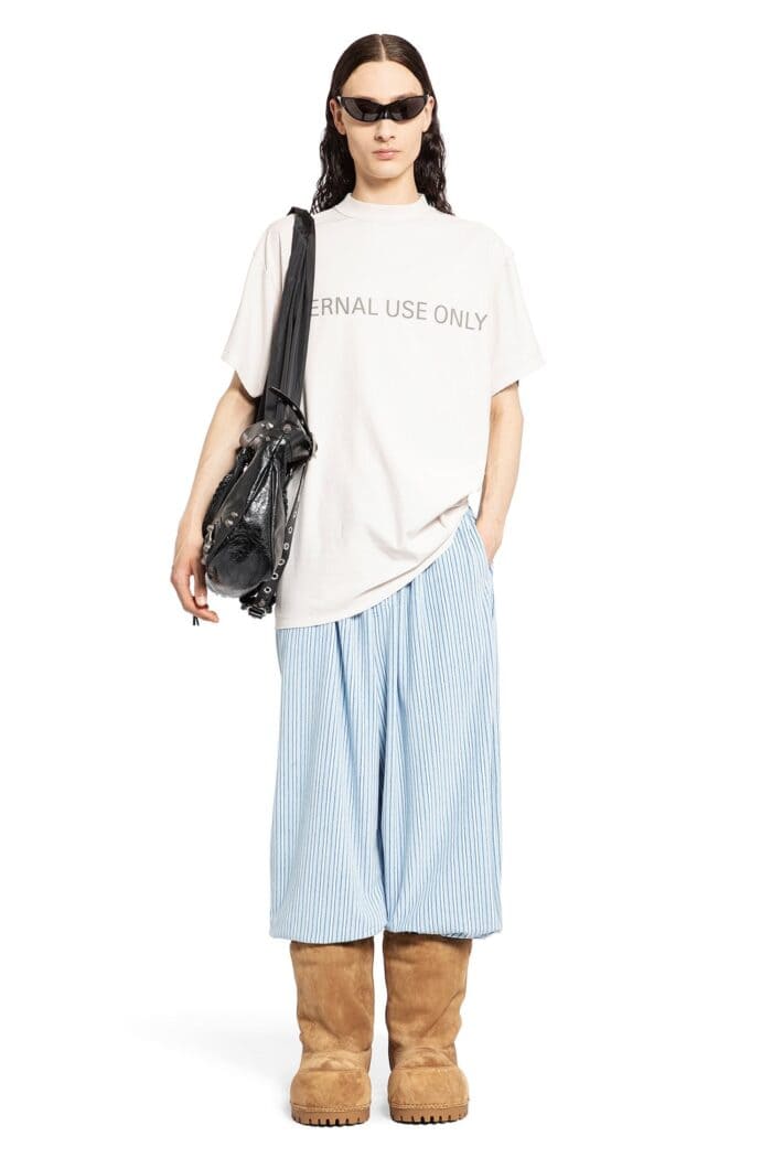 BALENCIAGA Internal Use Only Inside-out Oversized T-shirt