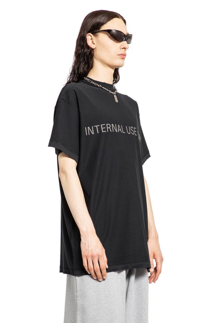 BALENCIAGA Internal Use Only Inside-out Oversized T-shirt