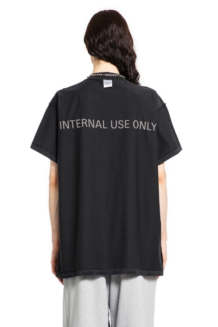 BALENCIAGA Internal Use Only Inside-out Oversized T-shirt