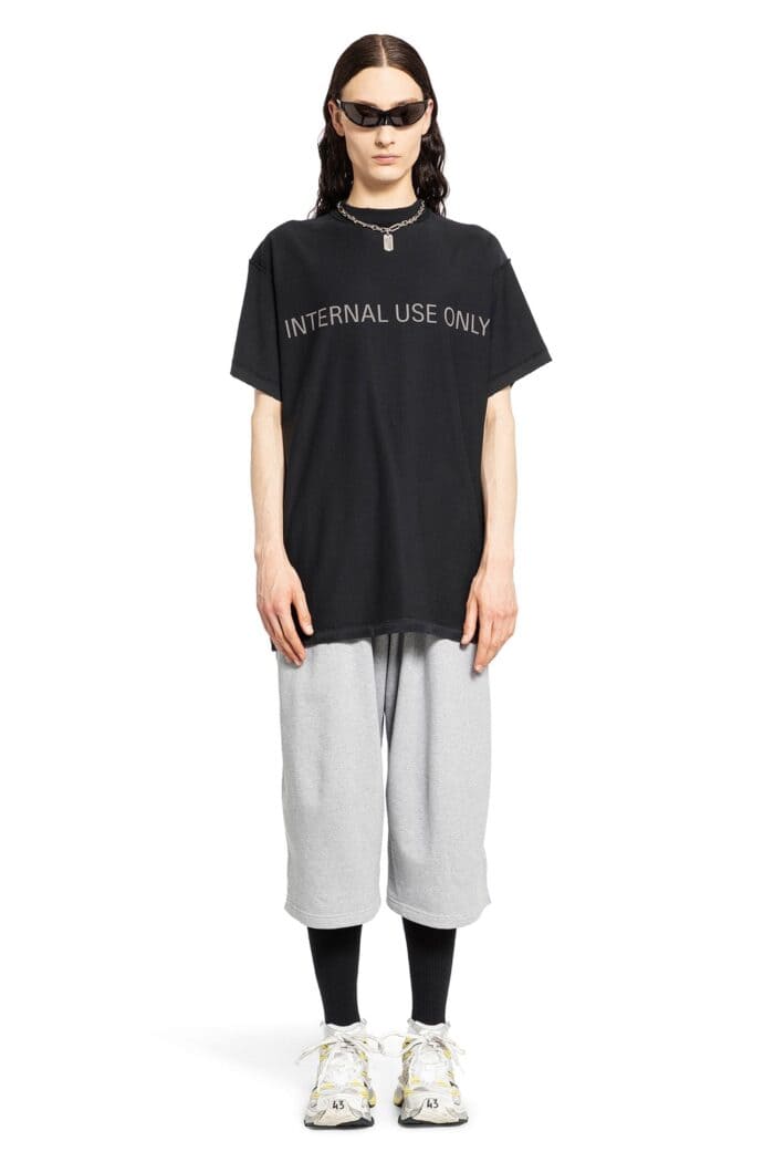 BALENCIAGA Internal Use Only Inside-out Oversized T-shirt