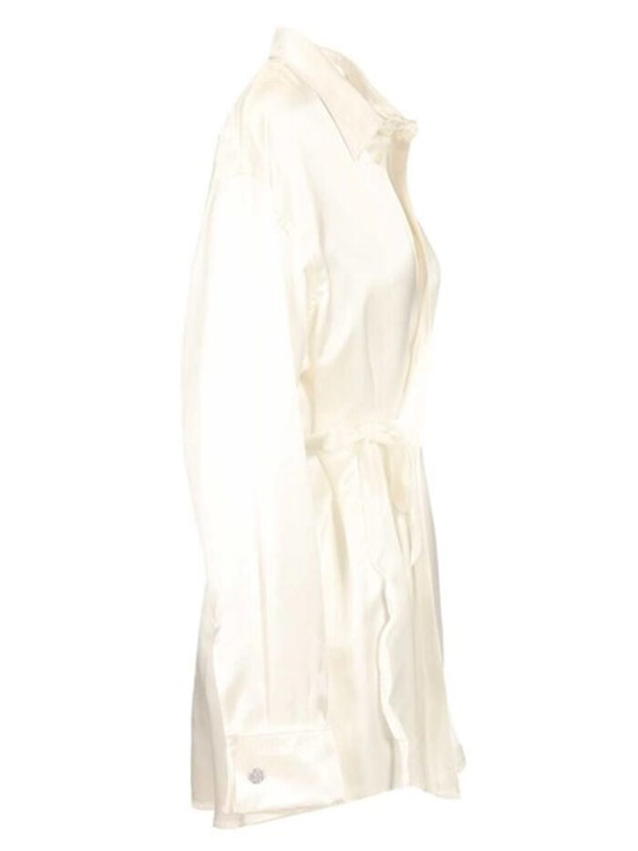 Balenciaga Ivory wrap shirt