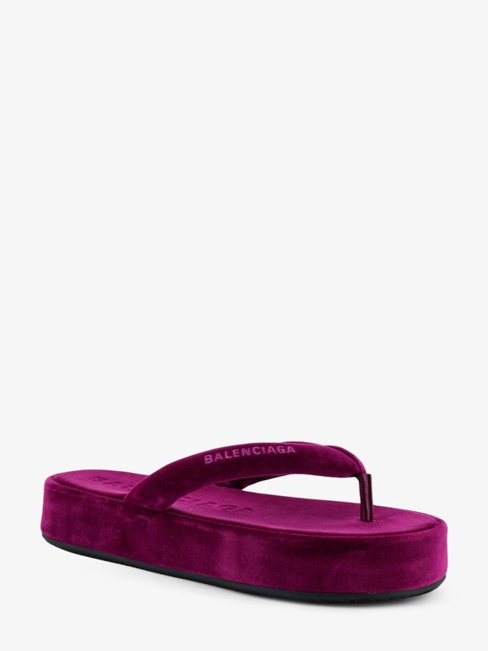 Balenciaga Jet Lag Stretch Velvet Sandals