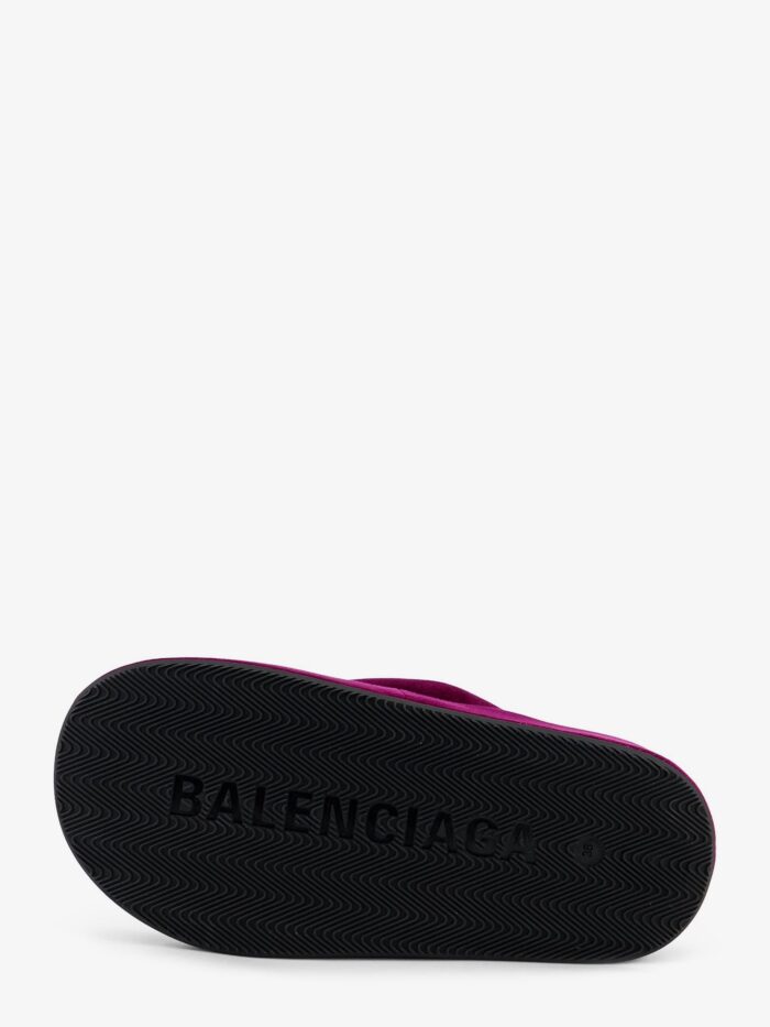 Balenciaga Jet Lag Stretch Velvet Sandals