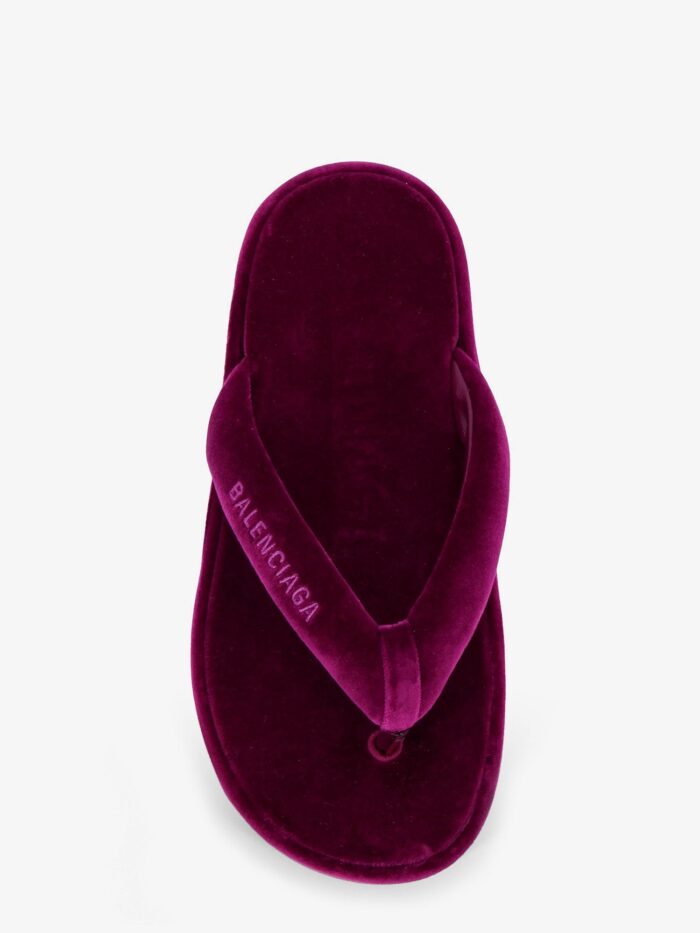 Balenciaga Jet Lag Stretch Velvet Sandals