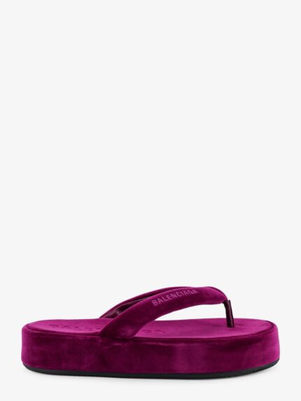 Balenciaga Jet Lag Stretch Velvet Sandals