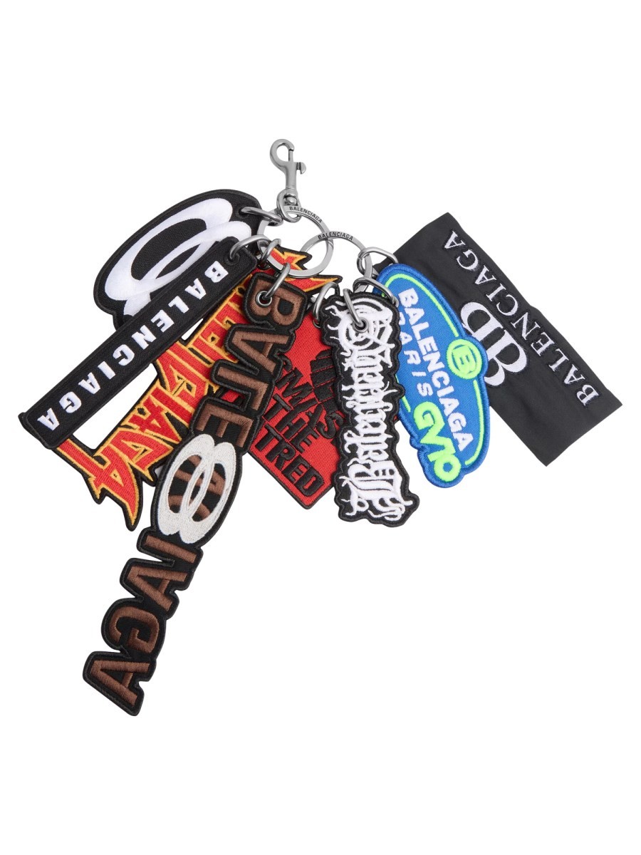 Balenciaga KEYCHAIN WITH PATCHES