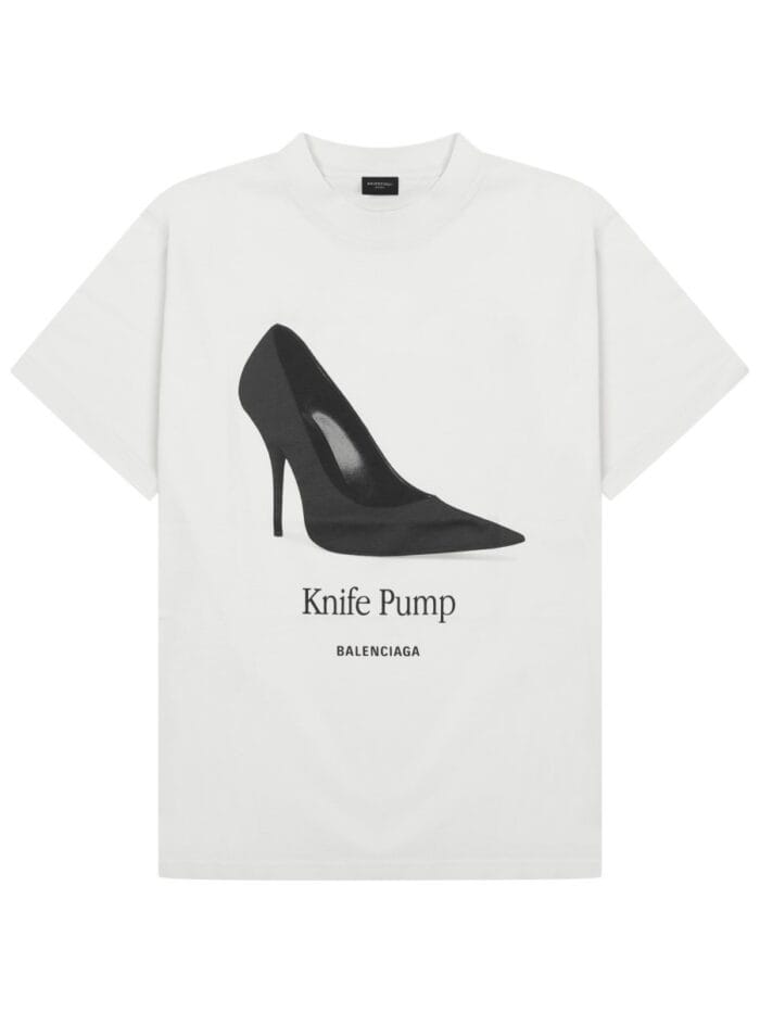 Balenciaga "KNIFE PUMP" T-SHIRT