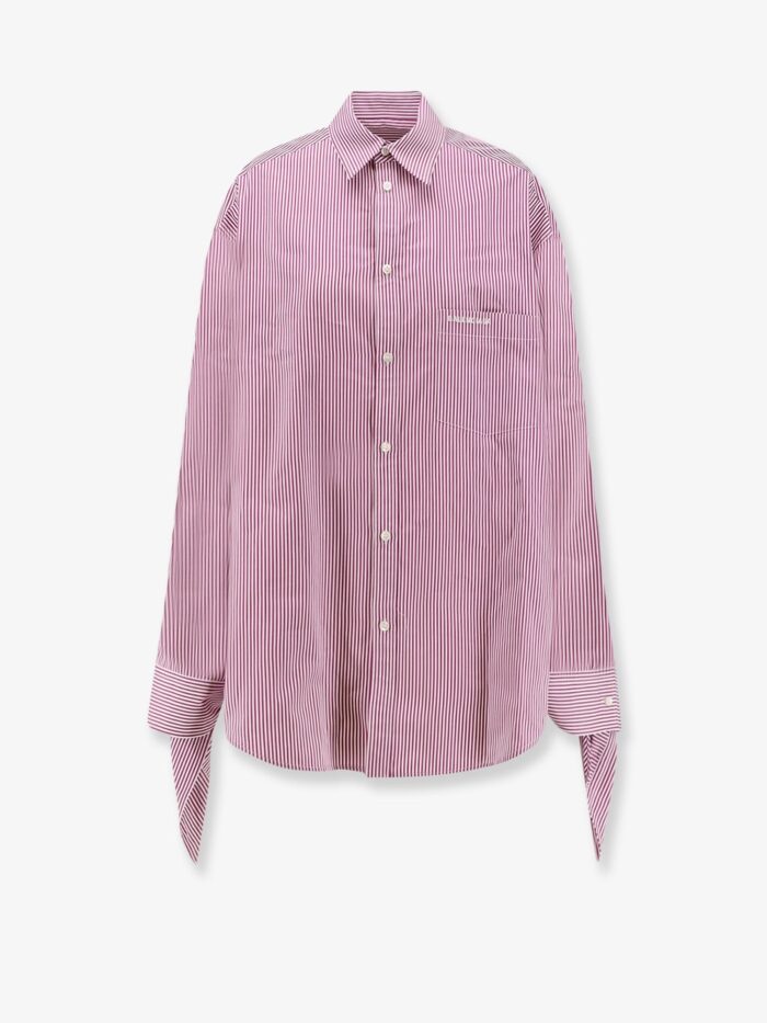 Balenciaga Knotted Cuffs Cotton Shirt