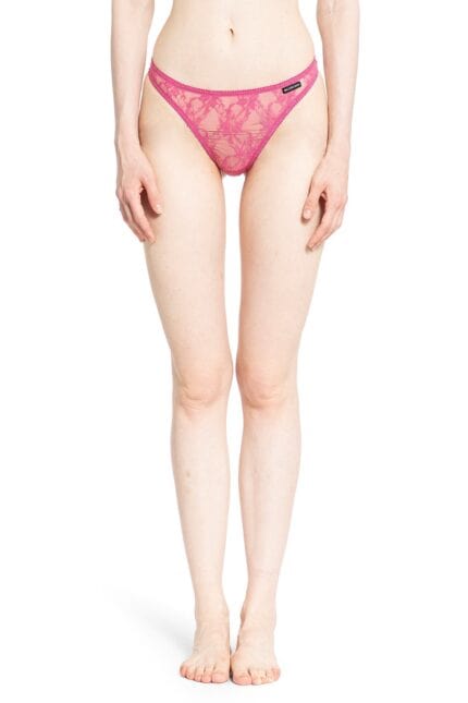 BALENCIAGA Lace Thong In Stretch Lace