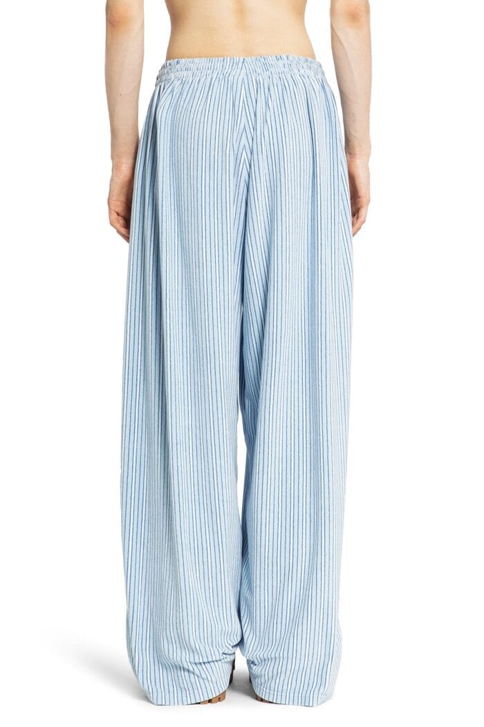 BALENCIAGA Large Pyjama Pants In Striped Light Fleece