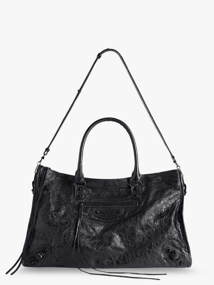 Balenciaga Le City Bag L Leather Shoulder Strap With Metal Details